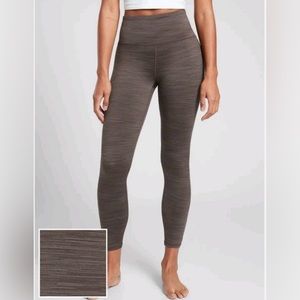 Athleta Women's Elation Space Dye 7/8 Tight (Coffee House Brown), Medium